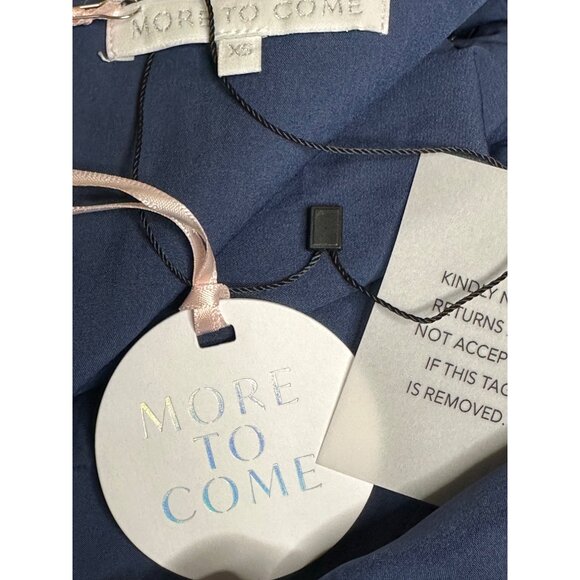 MORE TO COME Charlene Mini Dress in Blue X-Small New Womens - Picture 9 of 10